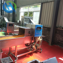 加工定制全自動鱈魚排裹糠機設備 研發鱈魚排裹面包糠的機器