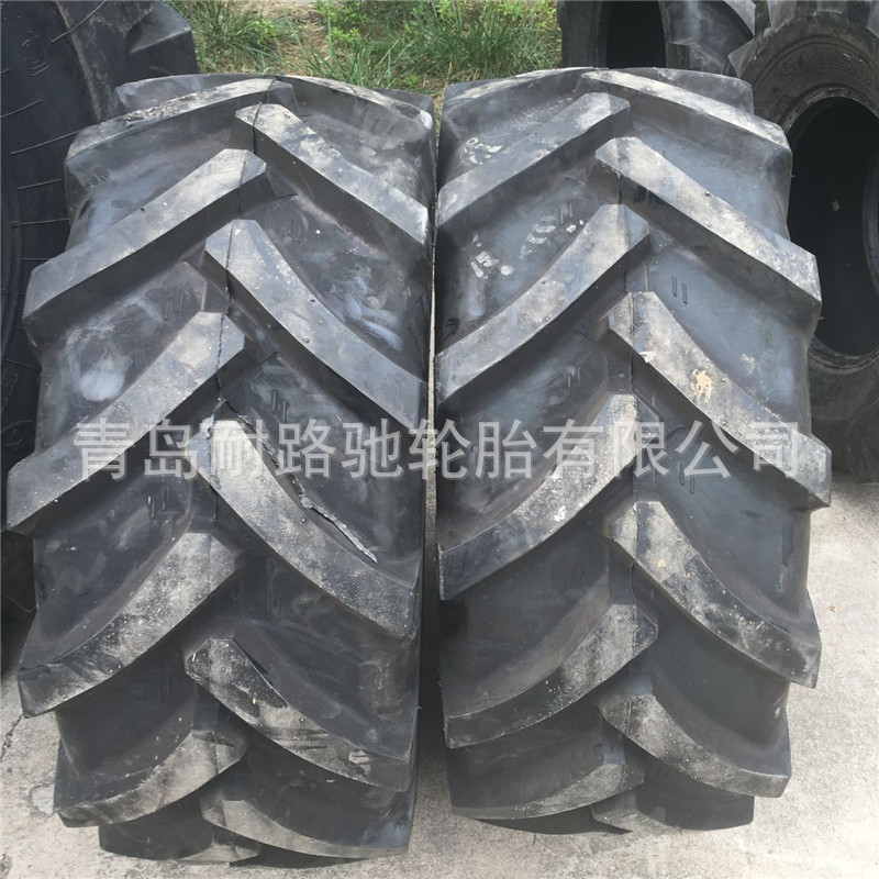 供应农用工程双用405/70-20人字花纹  农用拖拉机轮胎16/70-20