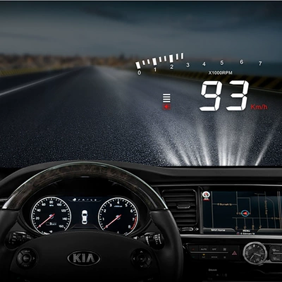 Car display display one-click switching