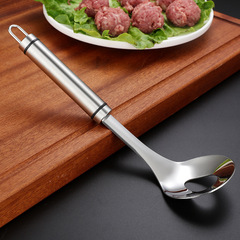 Daoqi 304 stainless steel meatball maker home kitchen creative meatball spoon fish ball shrimp smooth meatball spoon
