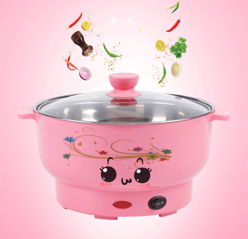 外卖火锅电火锅 电煮锅 学生多功能电煮锅 家用蒸锅宿舍煮面锅