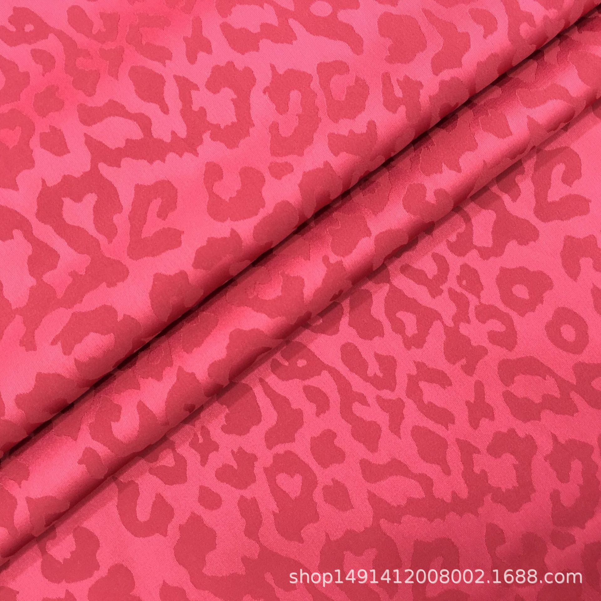 面料批发现货豹纹暗纹提花布春夏服装连衣裙睡衣古装汉服提花面料