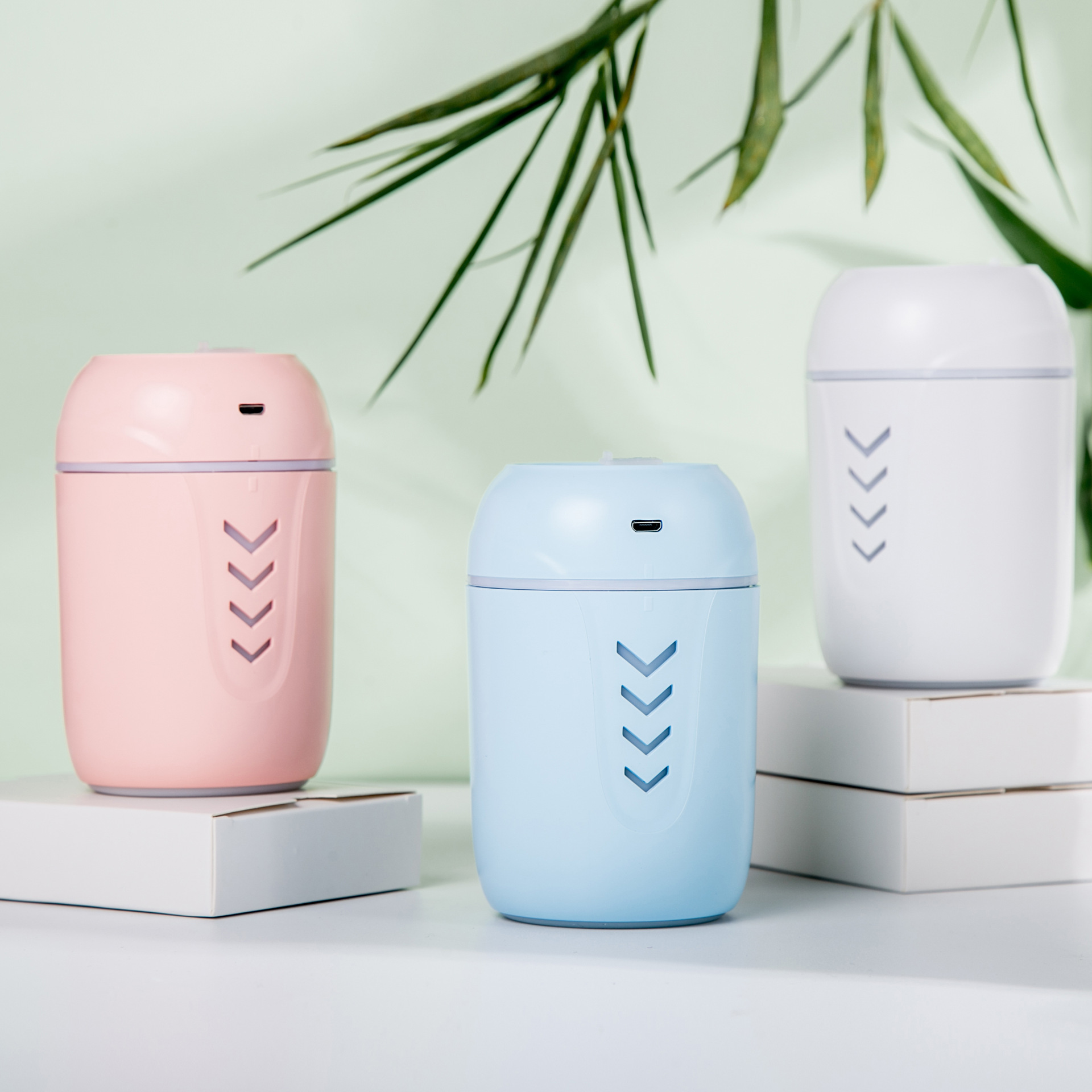 廠家直銷家用噴霧儀靜音迷妳三合壹空氣淨化器夜燈車載加濕器禮品