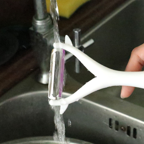 Manufacturer Direct Sales Stainless Steel Peeler Peeler Fruit and Vegetable Peeler Kitchen Small Tools Plastic Fruit Scooter