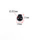 Button Buttons High-grade Plastic Bell Tightening Buckle Spring Buckle Elastication Adjustment Buckle Set Rope Buckle Pig Nose Buckle