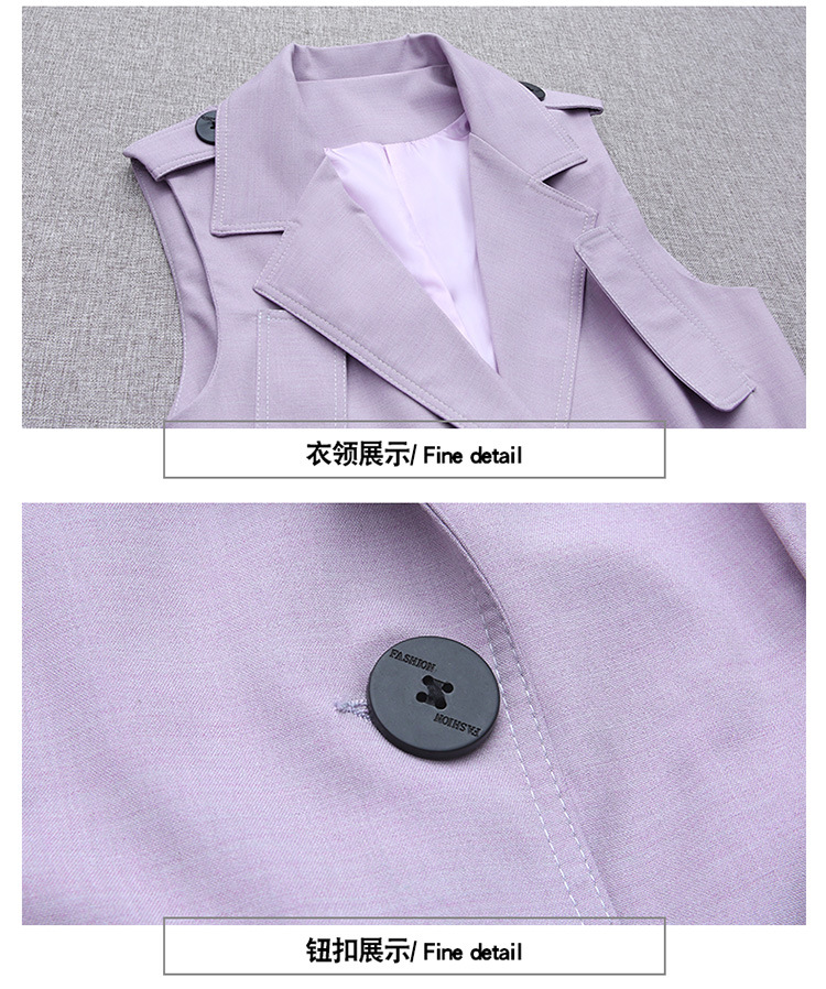 Gilet femme en Mélange de fibres chimiques - Ref 3317702 Image 45