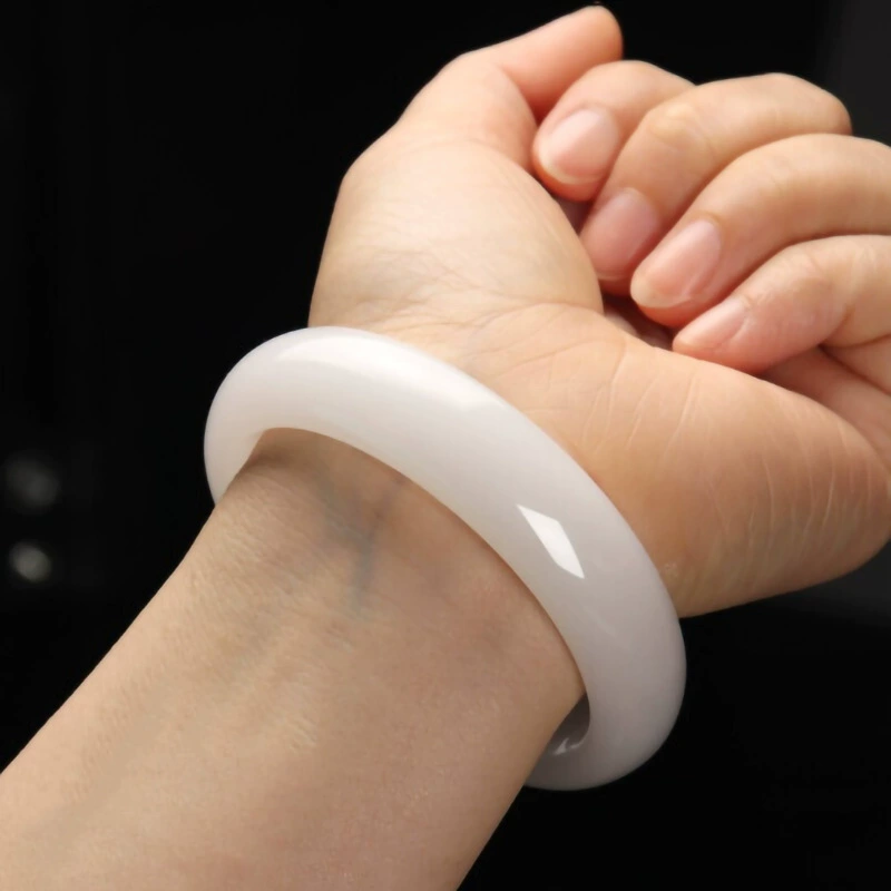Bracelet white jade
