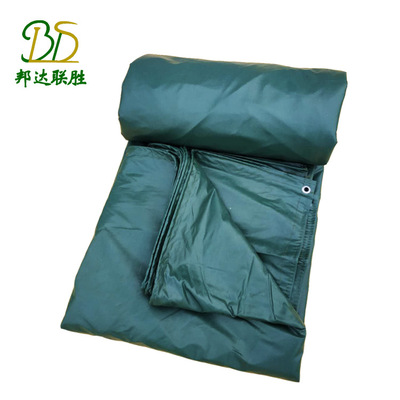 廠家直銷pvc雙面塗塑400g防雨防曬防水篷布 綠色加厚阻燃防火油布