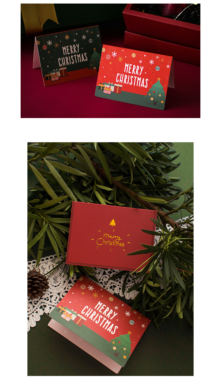 Party Occasion Christmas Festival Christmas Letter Snowflake Party Card