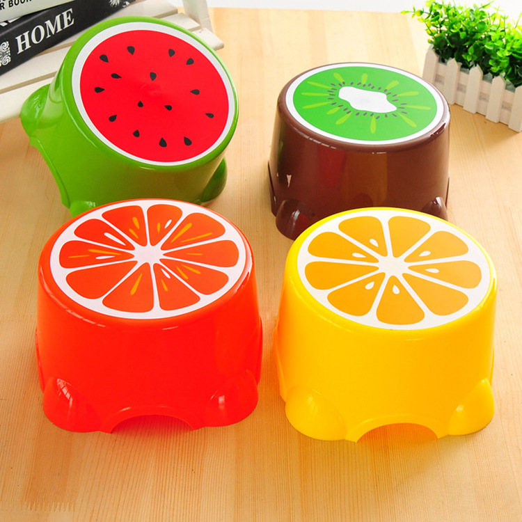 水果小凳子儿童凳可爱塑料凳圆凳宝宝洗澡浴室小板凳厂家批发|ms