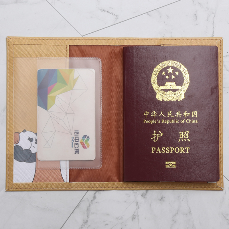 Unisex Cute Dinosaur Pu Leather Passport Holders display picture 5