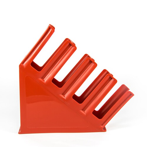 One-piece injection molded cup holder, disposable paper cup pick-up, bar paper cup storage rack, paper inclined four-grid cup holder