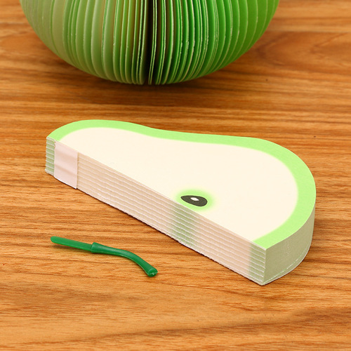 Large red apple note paper three-dimensional creative vegetable and fruit note paper cute special-shaped convenient message note pad