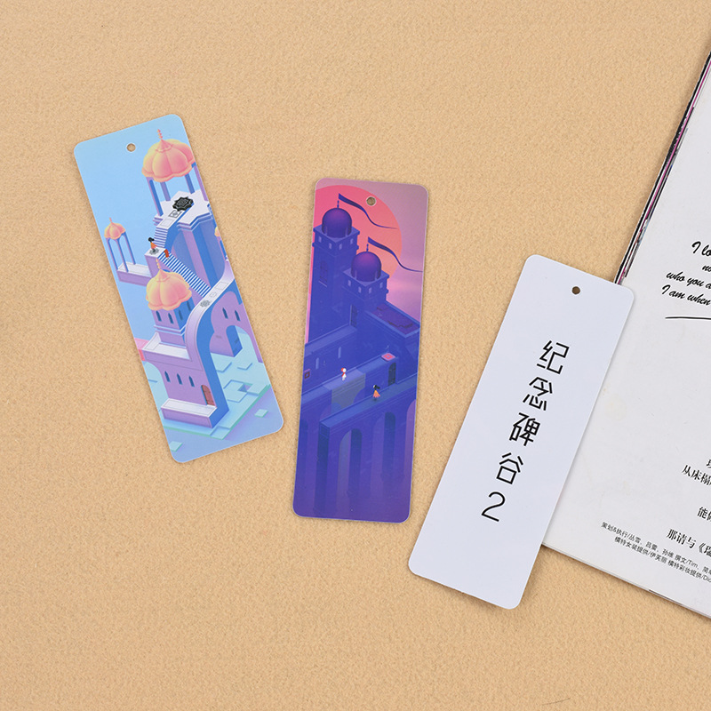 纸质书签PVC书签PP塑料磨砂半 透明来图广告免费设计-阿里巴巴
