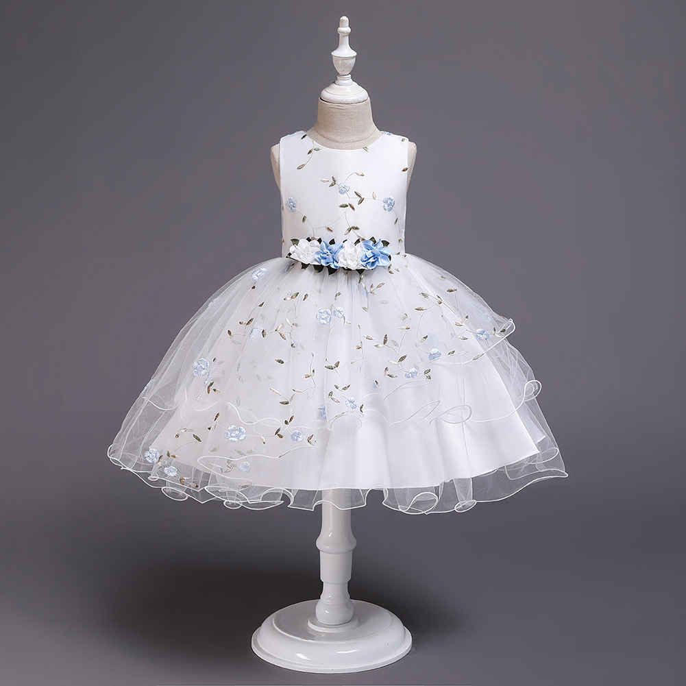 Children's Dress Floral Dress Flower Girl Dress Princess Skirt Girl Pettiskirt Costume display picture 17