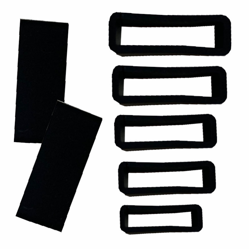 Banda de reloj de silicona anillo móvil anillo de reloj de goma anillo móvil anillo de reloj de silicona negro banda de reloj anillo accesorios de reloj