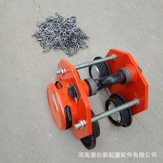 批发1t/2t/3t/5t手拉行车单轨跑车手动轨道小跑车型号齐全