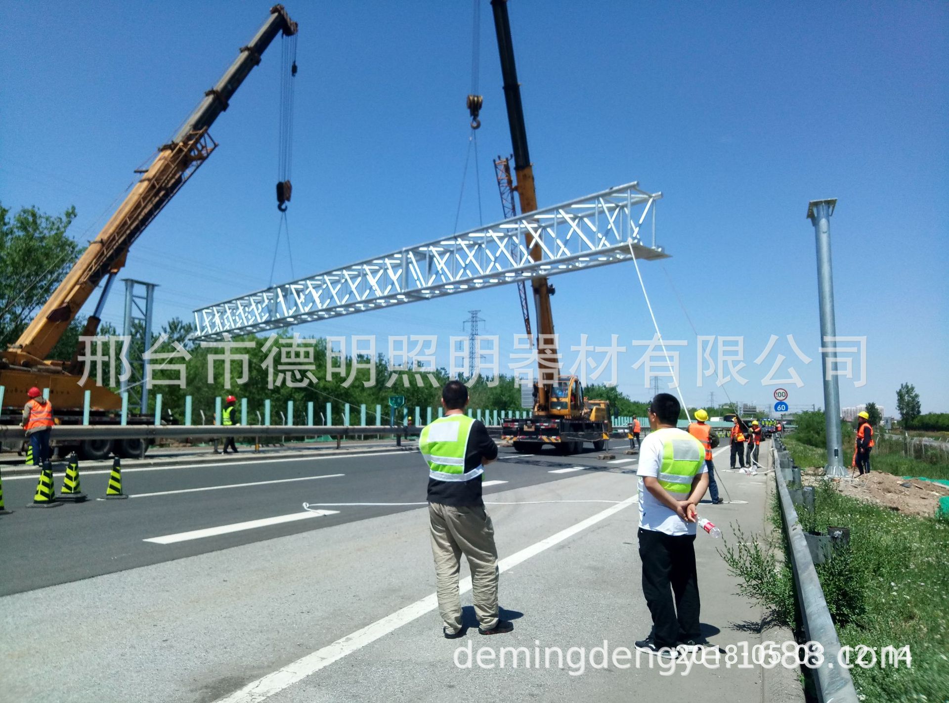 Customized high speed Longmen frame high speed ETC Longmen frame,high speed Longmen Camera structure Hot dip galvanized gantry