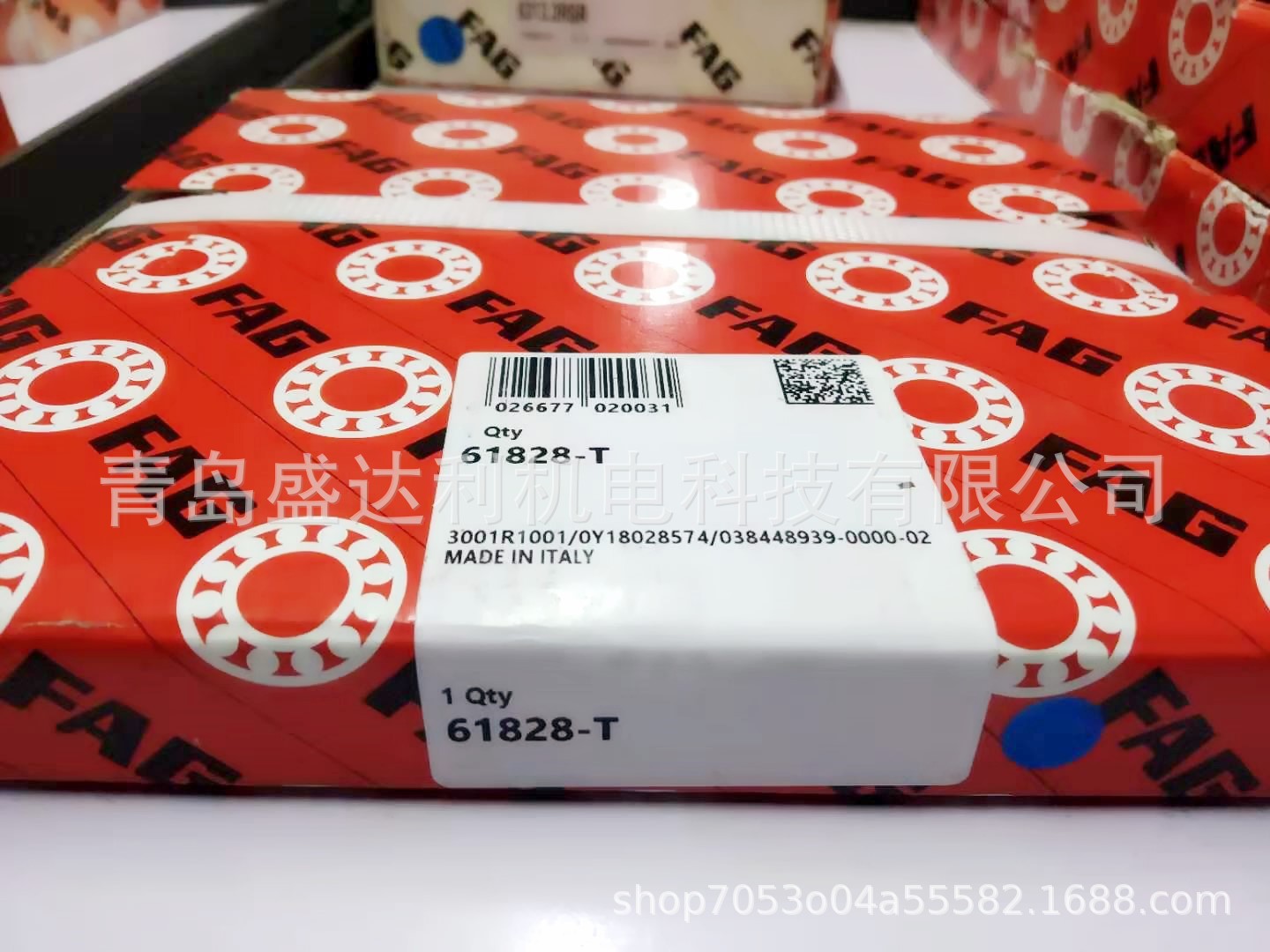 舍弗勒授权 FAG 61828-T 深沟球轴承 开式无密封 产地意大利 薄壁
