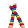 Rainbow fashionable gloves, wholesale