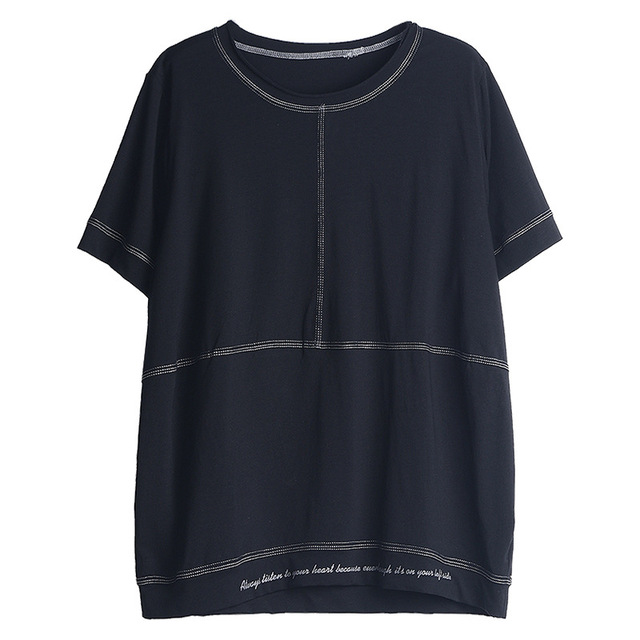 New Cotton Fashion T-shirt and Short Sleeve Summer Women’s Wear