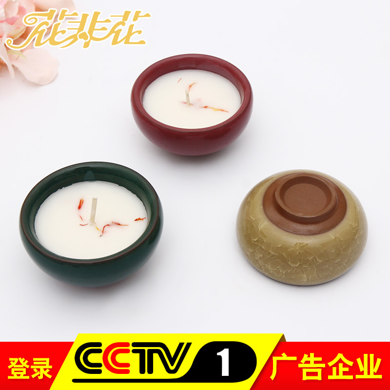 Cross border Explosive money Aromatherapy candles Ice cracks Candle lamp Aromatherapy candle smokeless Soybean candle Customizable