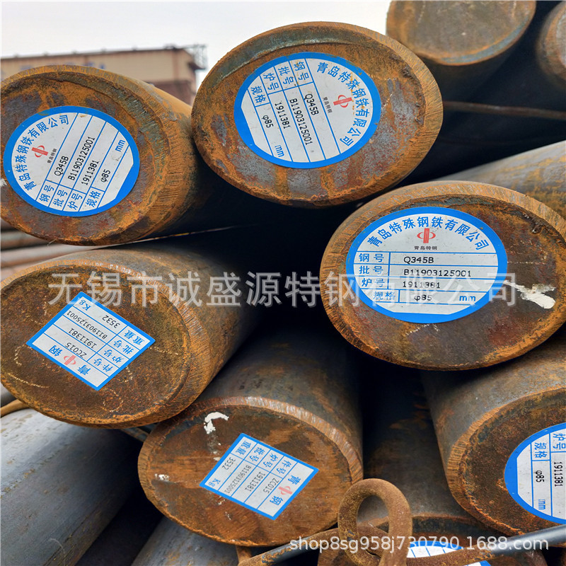 无锡现货 Q345B圆钢 低合金圆棒 规格齐全批发零售 Q345B工业圆钢-阿里巴巴