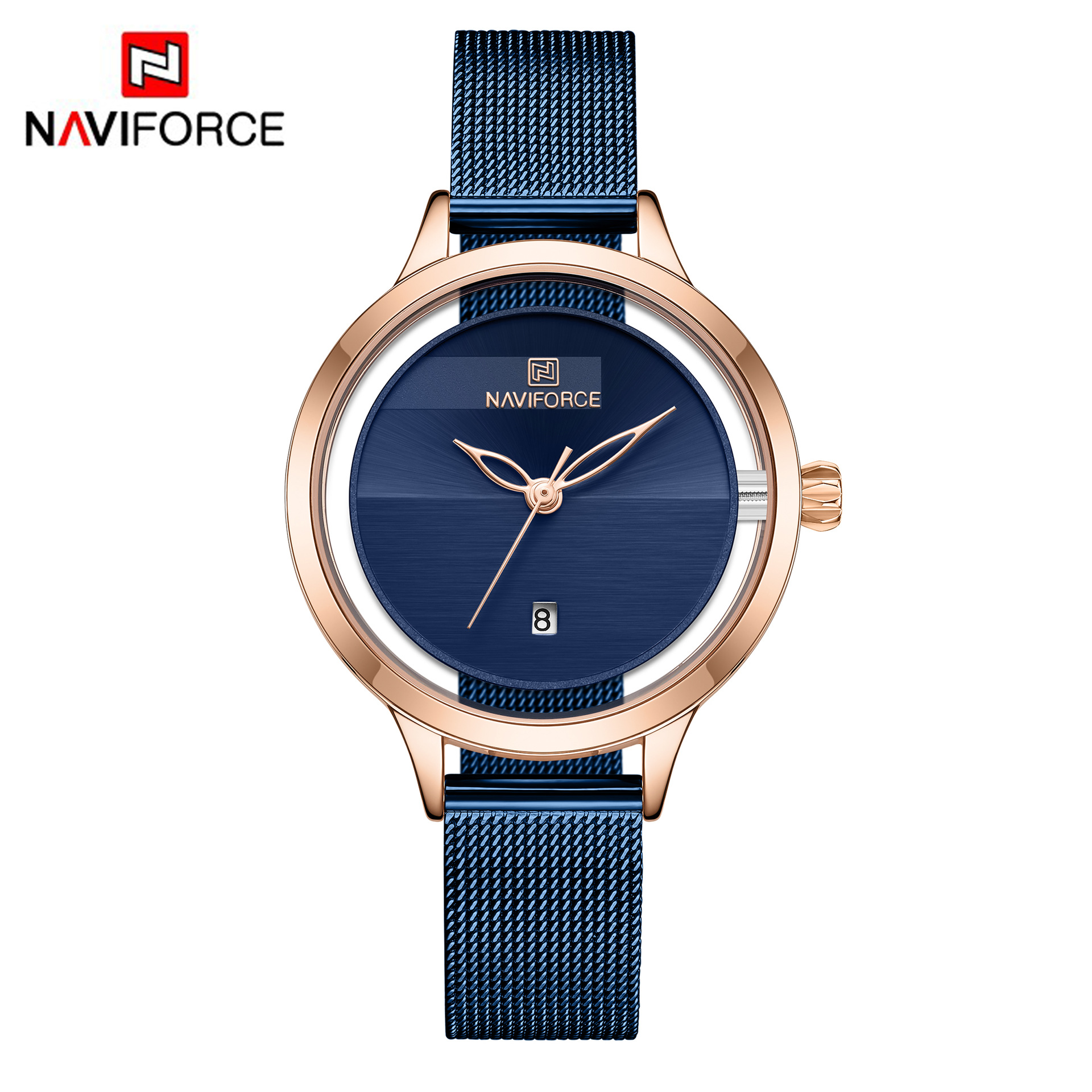 Women's Quartz Watch Mesh Band Calendar Waterproof Fashion Design_voghion.com
