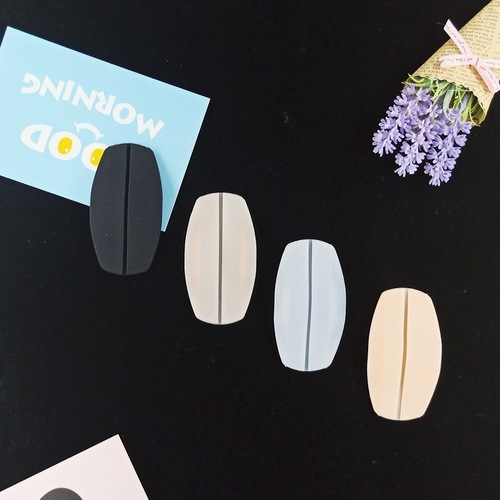 Ordinary soft silicone traceless solid shoulder pads bra silicone shoulder pads transparent shoulder pads anti-shoulder slip bra shoulder pads