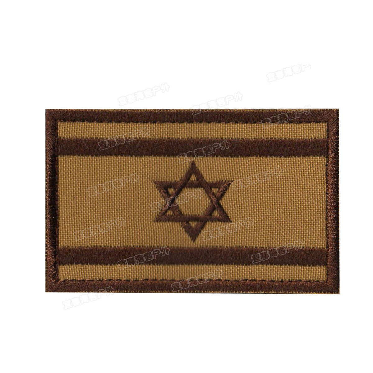 Bandera tailandesa en stock bandera asiática banderas israelíes Bandera de Israel pegatinas de tela brazalete de Velcro parche bordado