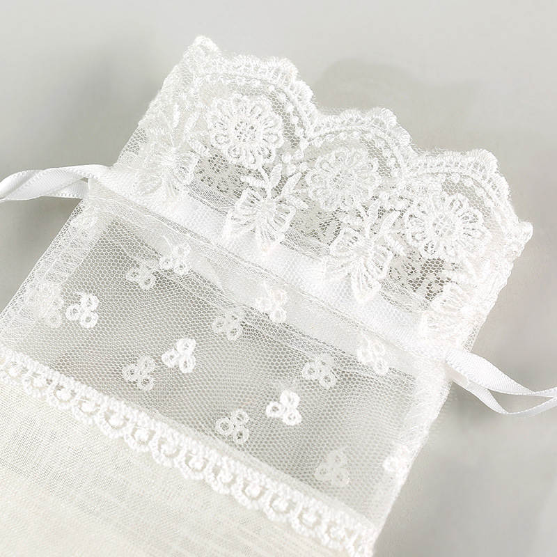 Bolsa de almacenamiento con cordón de mariposa, bolsa de gasa con cordón para embalaje, joyería, cigarrillos, dulces de boda, bolsa de regalo, regalos al por mayor, lazo. image 6