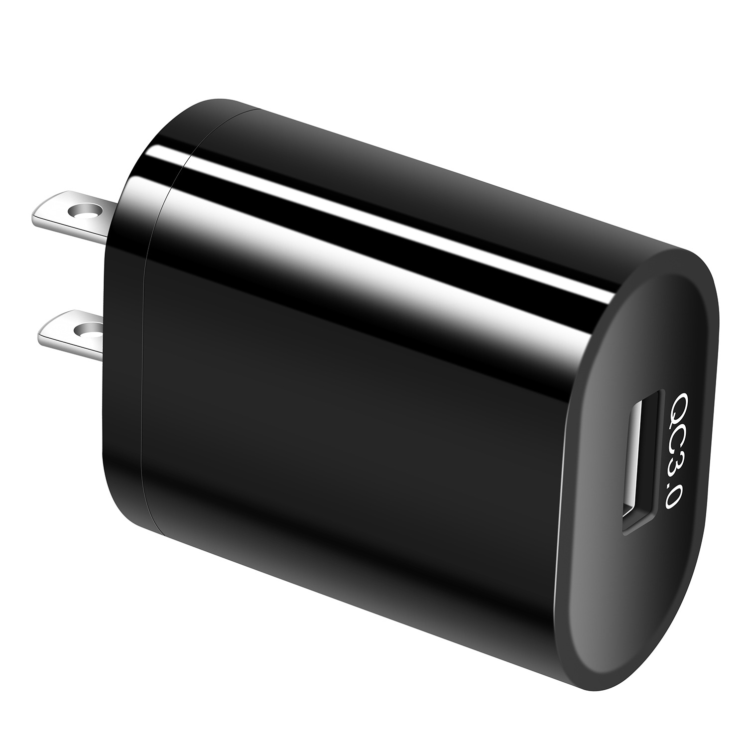 Privatmodell QC3.0 Schnellladekopf, einzelnes USB-Smartphone-Ladegerät_voghion.com