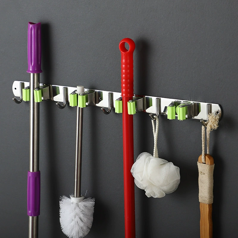 304 крючок для швабры из нержавеющей стали прочный несущий настенный клей для унитаза настенный крючок артефакт для хранения