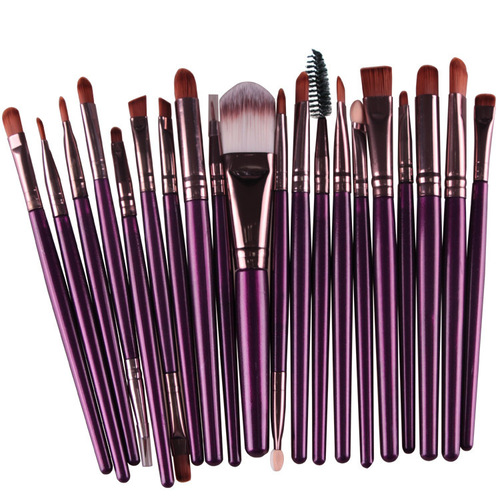 Manufacturer 20 makeup brushes, cross-border beauty tool set, eye shadow brush, neutral eye brush without logo