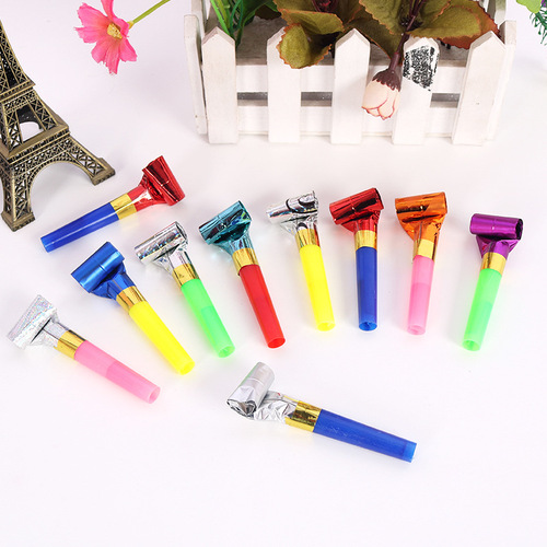 Blowing Dragon Whistle Blowing Tornado Children's Toy Birthday Party Long Nose Party Festival Cheerleading Props