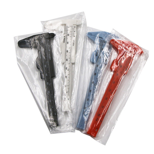 0-80mm Mini Plastic Vernier Caliper Wenwan Jewelry Measurement Student Caliper Mini Measurement Tool Wholesale