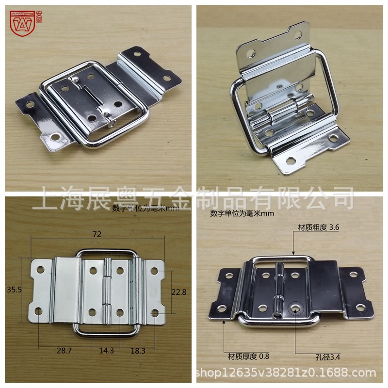 35 * 72 cajas de cifrado accesorios de cajas de aviones cajas de cuero de aluminio accesorios de cajas de gabinete cajas de exposición bisagras de soporte