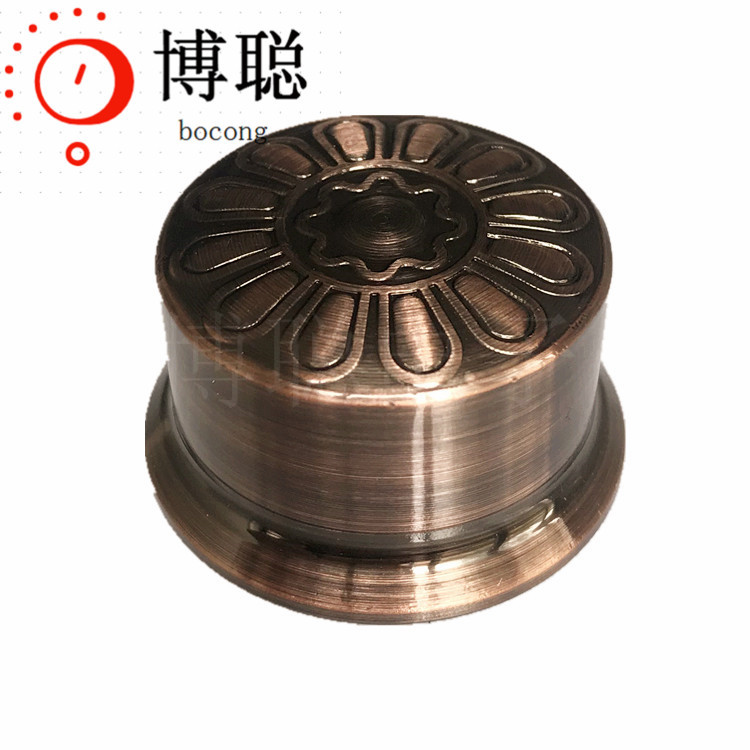 ���Ͻ���ť �¹�ɫñ�� ��ͭɫ �⾶30*35-18mm��λ��������ťñ