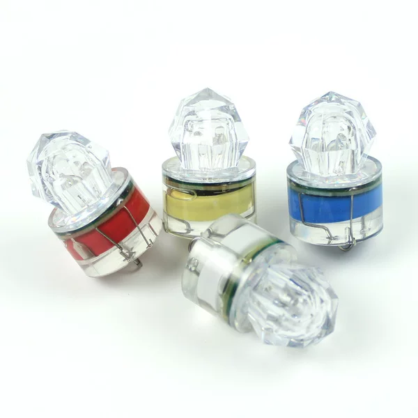 40mm flashing diamond underwater LED fishing lure light deep water Fishing Fishing light
