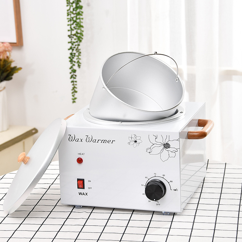 thumbnail image 3 of Máquina calentadora de cera portátil de 600 ml para depilación sin dolor, calentador de cera profesional para hombres y mujeres con ajuste de temperatura ajustable, (olla única), 3 of 5