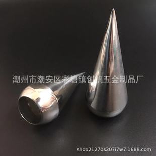 201不锈钢圆锥枪头 304无座枪头 装饰枪尖防盗护栏围栏大门窗焊接-阿里巴巴