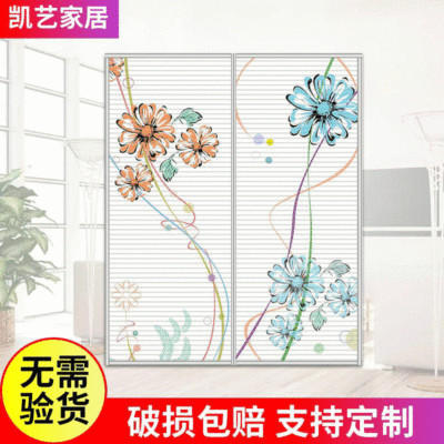 铝合金衣柜玻璃推拉门 简约风格钢化玻璃门 支持来图定制
