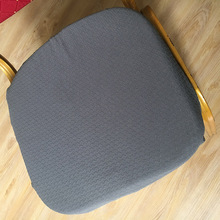 華夫格系列厚款彈力提花酒店餐椅坐墊套 椅墊罩凳面罩 餐廳椅面罩