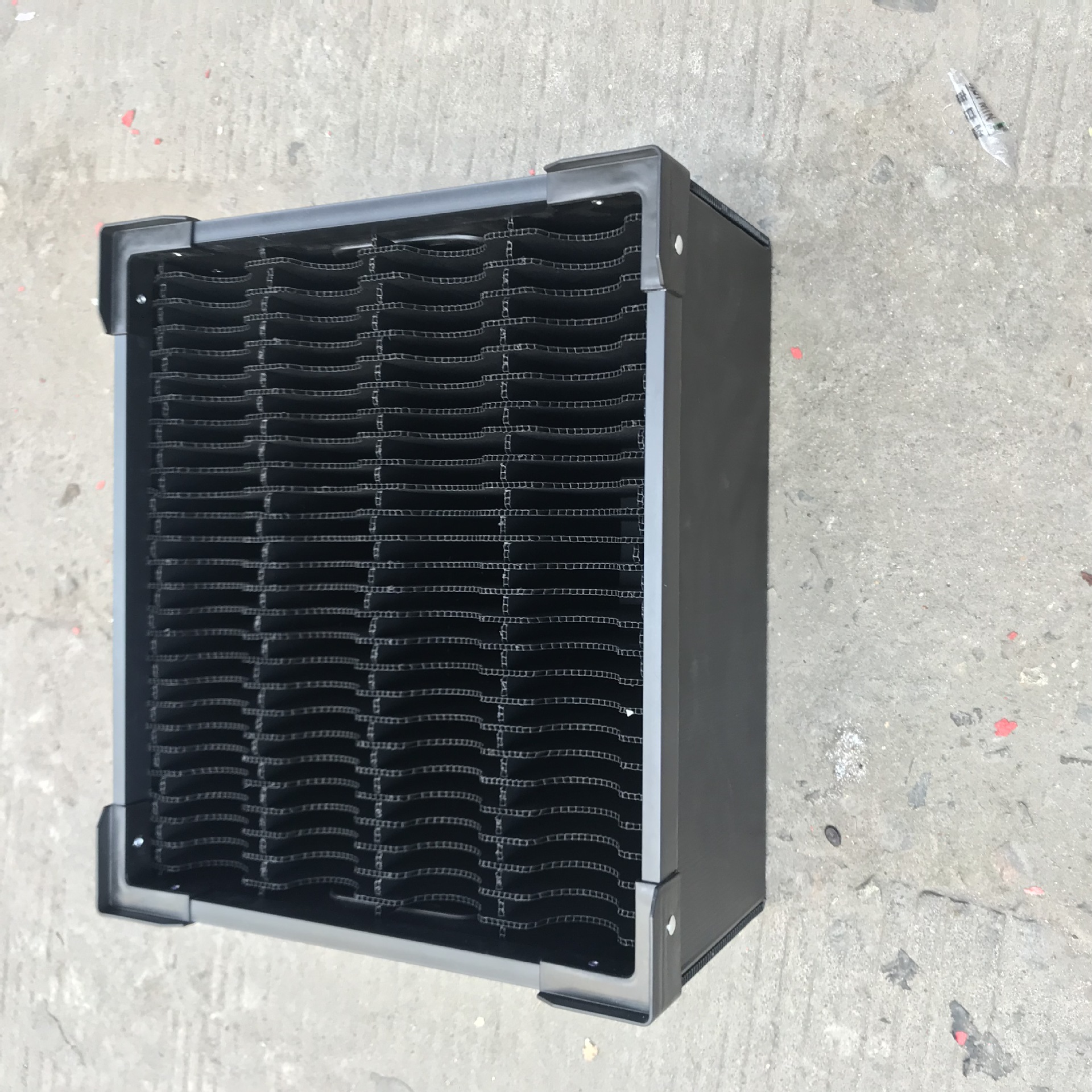 北京 厦门中空板防静电周转箱黑色pp塑料骨架箱 泉州瓦楞板塑料箱