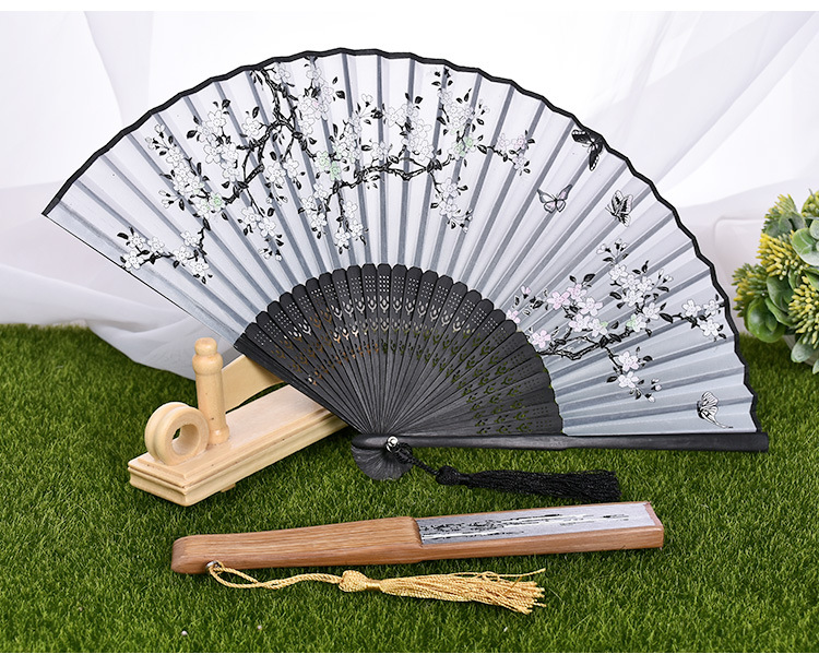 厂家直供古风扇子中国风舞台表演道具影楼拍摄折叠扇装饰摆饰扇子详情图4