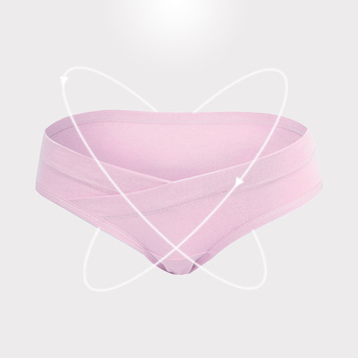 怀孕内裤孕产内裤纯棉低腰孕妇内裤 托腹无痕女士内裤 一件代发|ru