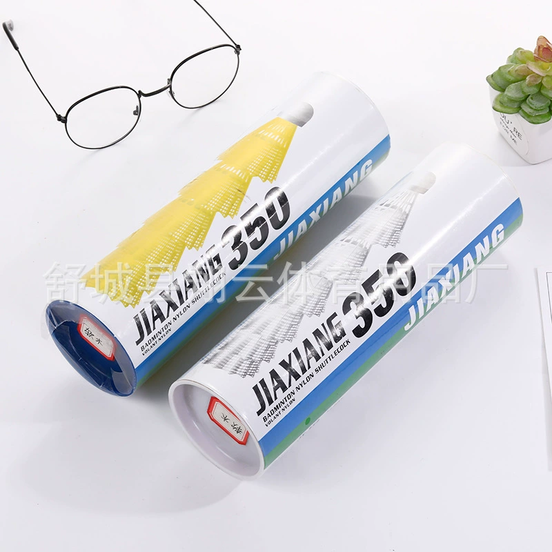 Прямые продажи с фабрики 6 штук настоящего нейлонового бадминтона, тренировочного специального сопротивления стабильности полета для борьбы с настройкой внешней торговли