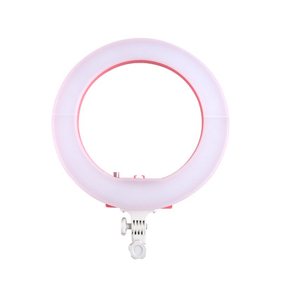 18寸粉色自拍補光燈網紅直播補光led單色自拍燈攝影手機拍照通用