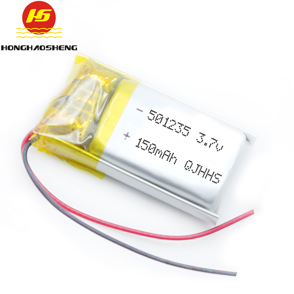 供应501235 3.7V 150mah蓝牙点读笔专用优质聚合物锂电池蓝牙设备
