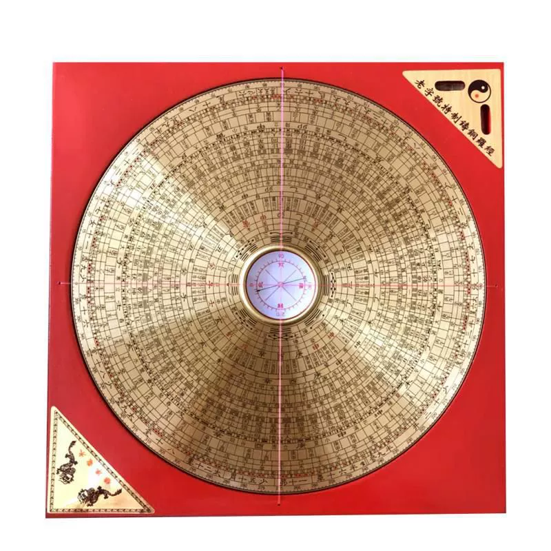 ♤Feng Shui Pan Профессиональный компас 2 дюйма 3 дюйма 5 дюймов 6 дюймов 8 дюймов 10 дюймов чистая медь комплексный компас метр высокая точность
